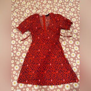 ASOS design Wednesday girl mini dress.